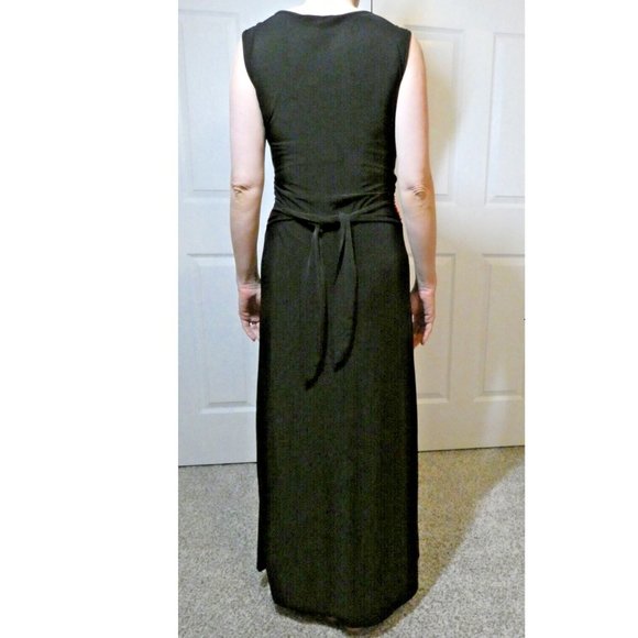 Liquid Size M Prom Dress Red Black Vintage Formal Unique Rare OOAK Slimming - Picture 8 of 12